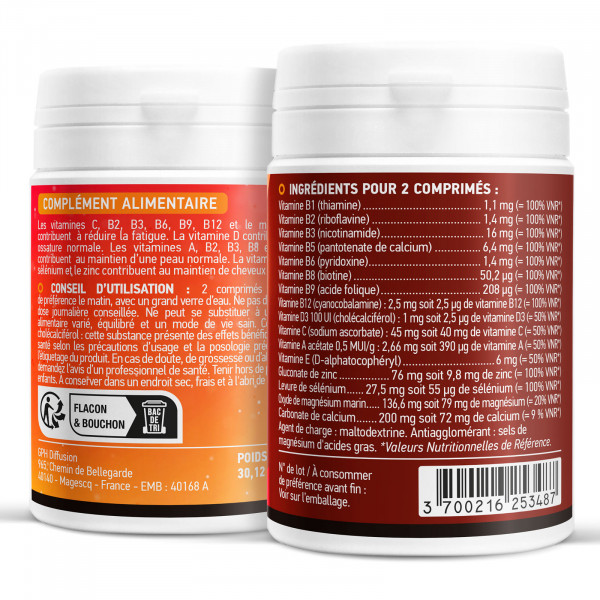 MultiVitamines et Minéraux - 200 comprimés