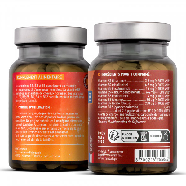 Vitamine B Complexe - 200 comprimés