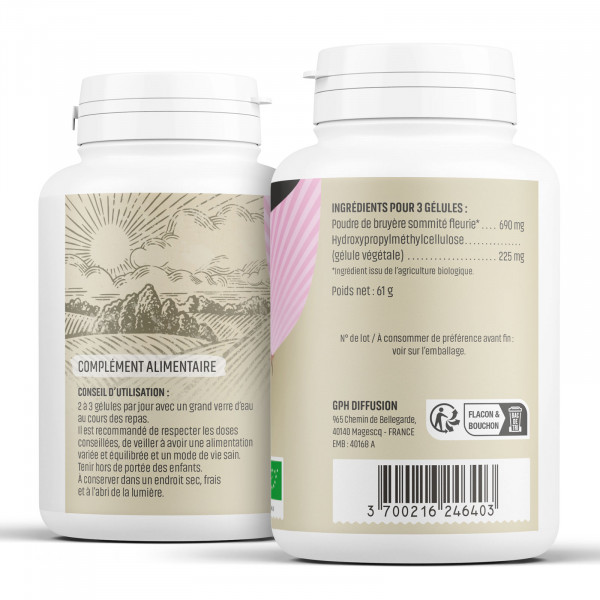 Bruyère Bio - 230 mg - Gélules végétales