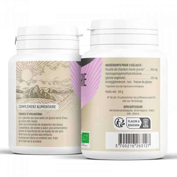 Chardon-Marie Bio - 300 mg - Gélules végétales