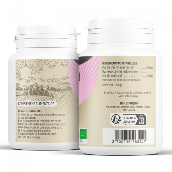 Echinacea Bio - 210 mg - Gélules végétales