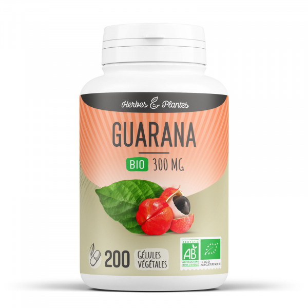 Guarana Bio - 300 mg - Gélules végétales