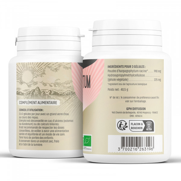 Harpagophytum Bio - 330 mg - Gélules végétales