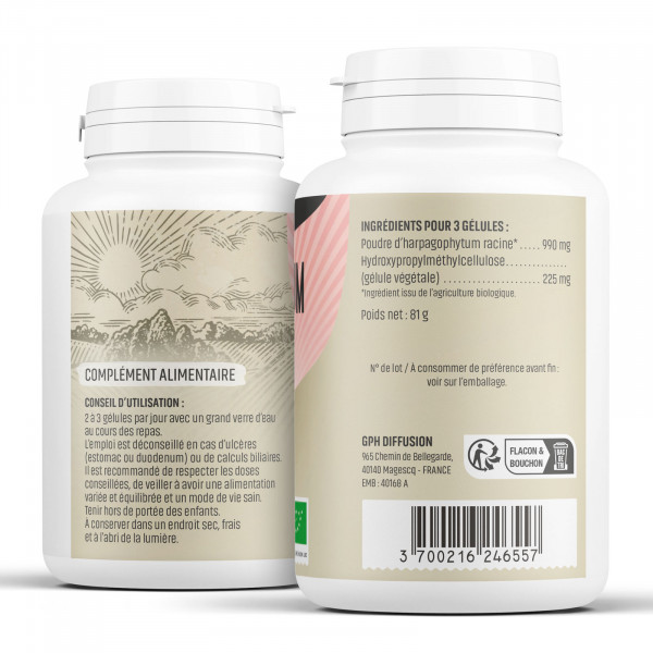 Harpagophytum Bio - 330 mg - Gélules végétales
