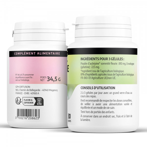 Aubépine Ecocert 270 mg - gélules