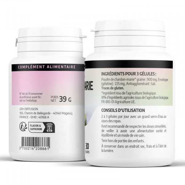 Chardon-Marie 300mg - 200 gélules