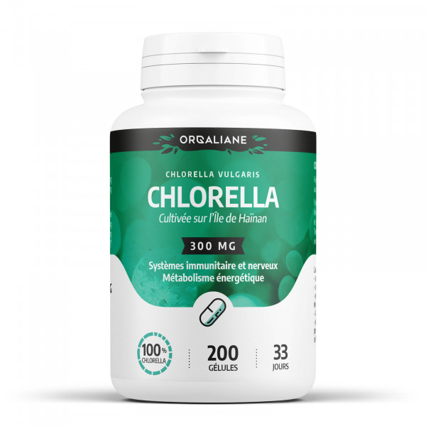 Chlorella - 200 gélules à 300 mg