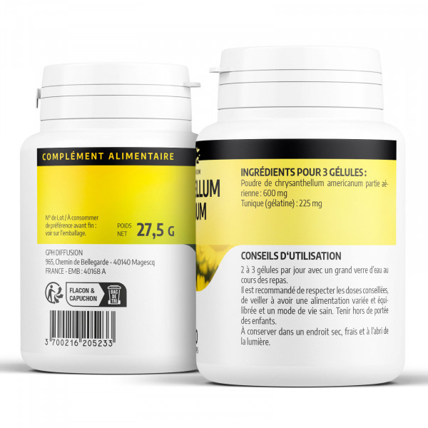 Chrysanthellum americanum 200 mg - Gélules