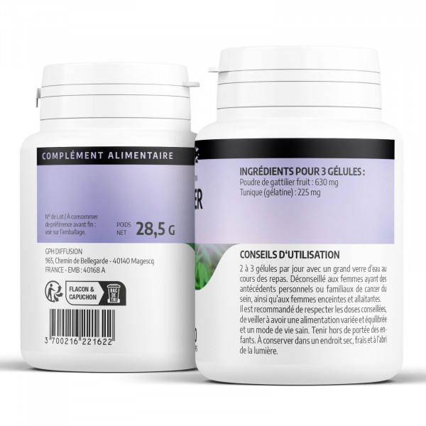 Gattilier - 210 mg - 200 gélules