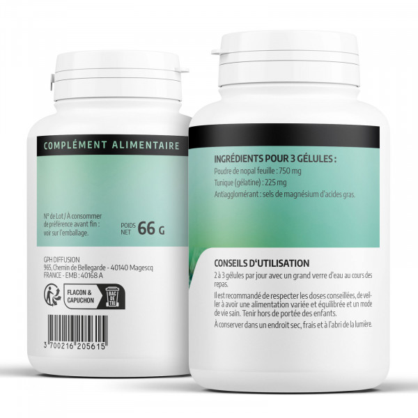 Nopal - 250mg - 200 gélules