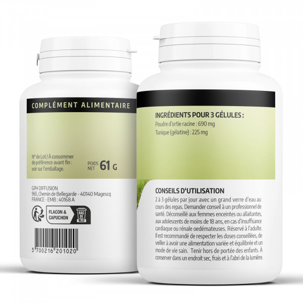 Ortie Racine - 250 mg - 200 gélules 