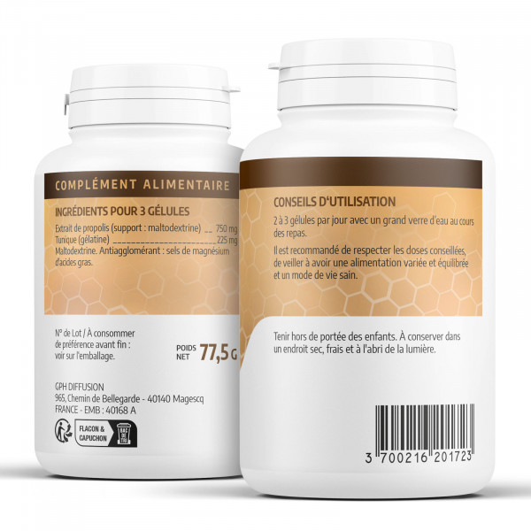 Propolis 250 mg - gélules