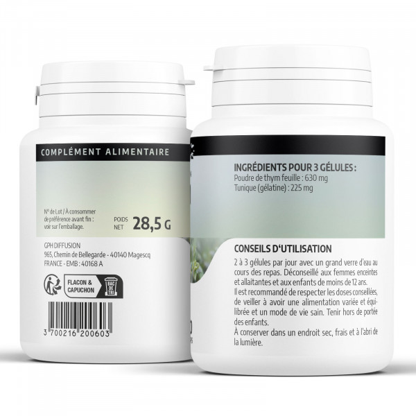 Thym - 200 gélules à 210 mg