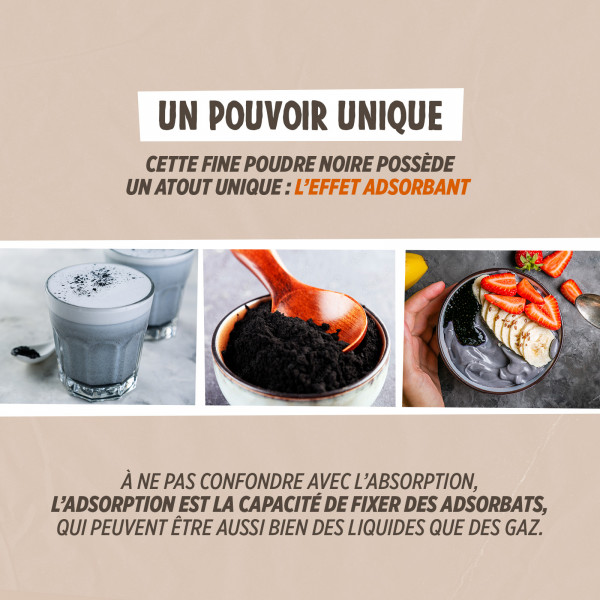 Charbon Végétal Activé en Poudre - 150 g