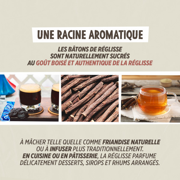 Bâtons de réglisse Bio 100 g