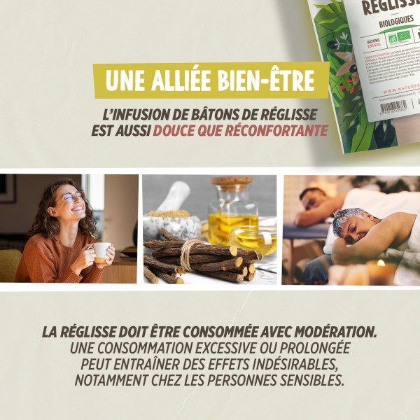 Bâtons de réglisse Bio 100 g