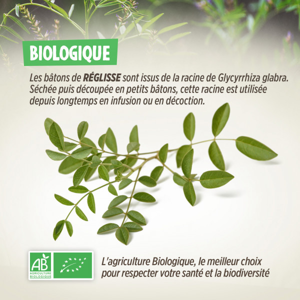 Bâtons de réglisse Bio 100 g
