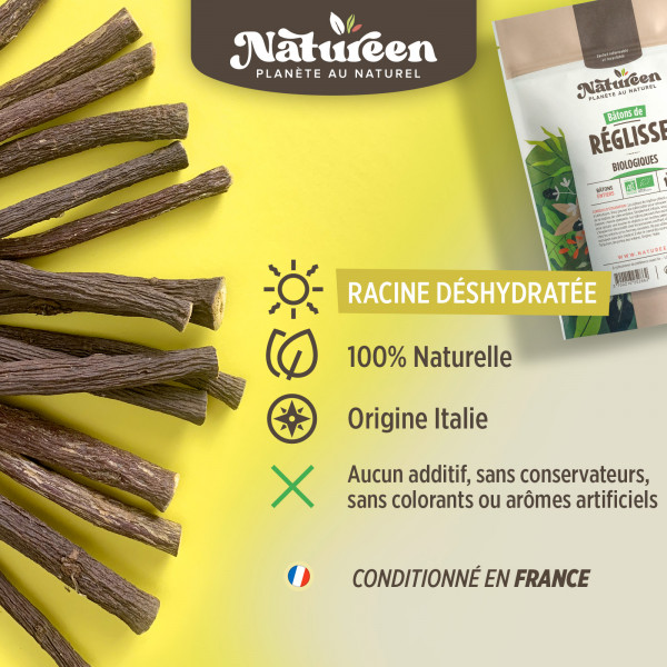 Bâtons de réglisse Bio 100 g