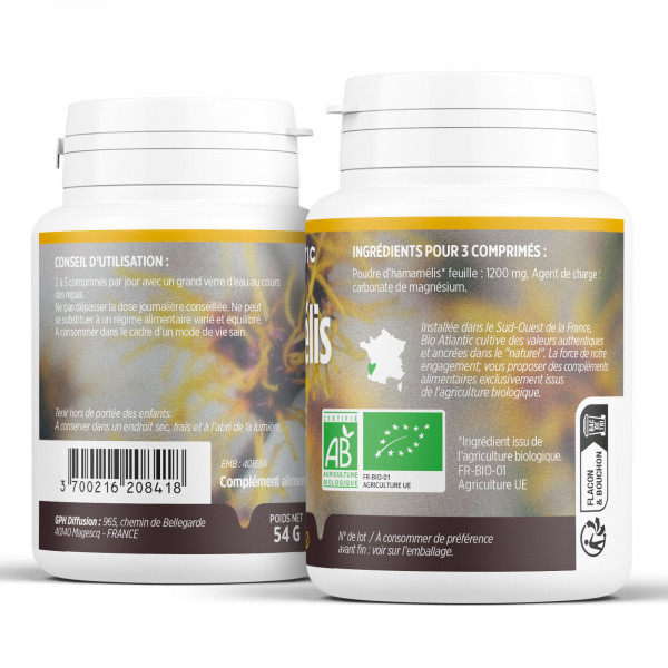 Comprimés Bio - Hamamelis 200