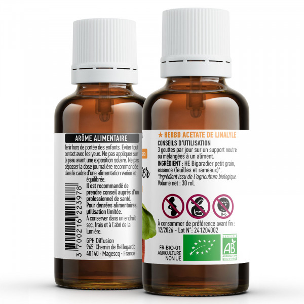 Huile essentielle de Petit grain Bigaradier Bio 
