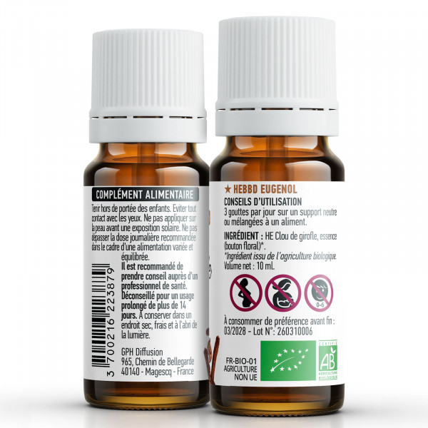 Huile Essentielle de Clou de Girofle Bio