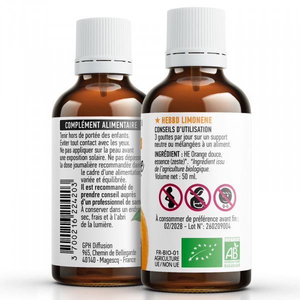 Huile Essentielle d'Orange Douce Bio
