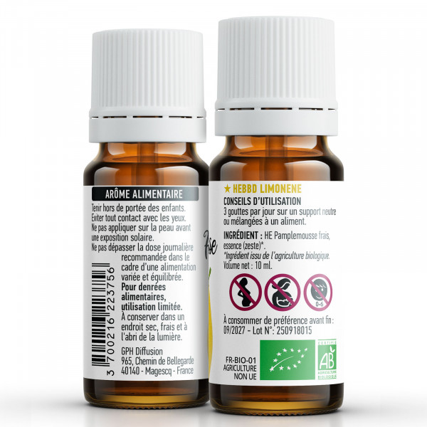 Huile Essentielle de Pamplemousse Bio