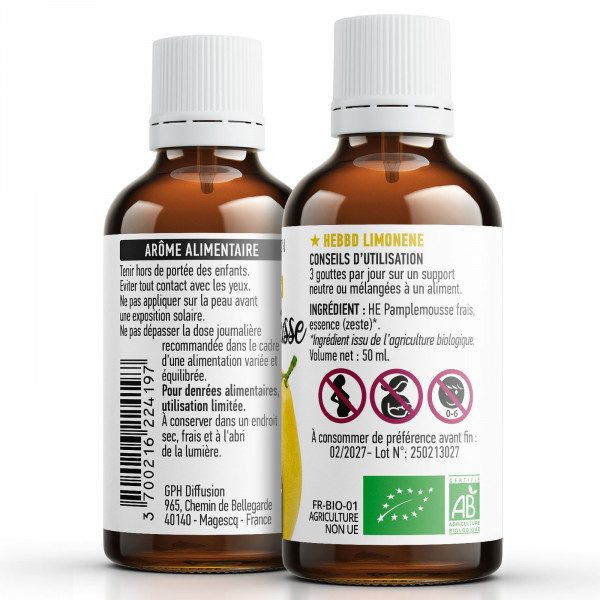 Huile Essentielle de Pamplemousse Bio