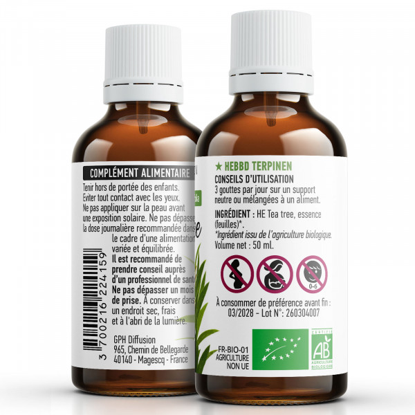 Huile essentielle de Tea Tree Bio 