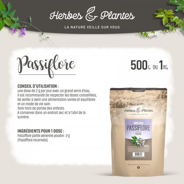 Passiflore - Poudre 1 kg