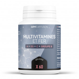 MultiVitamines et Fer - 60 gélules