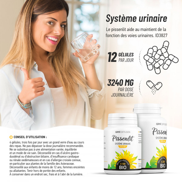 Pissenlit Bio - 200 gélules végétales