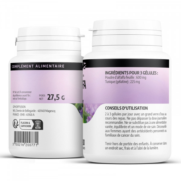 Alfalfa - 200 mg - gélules