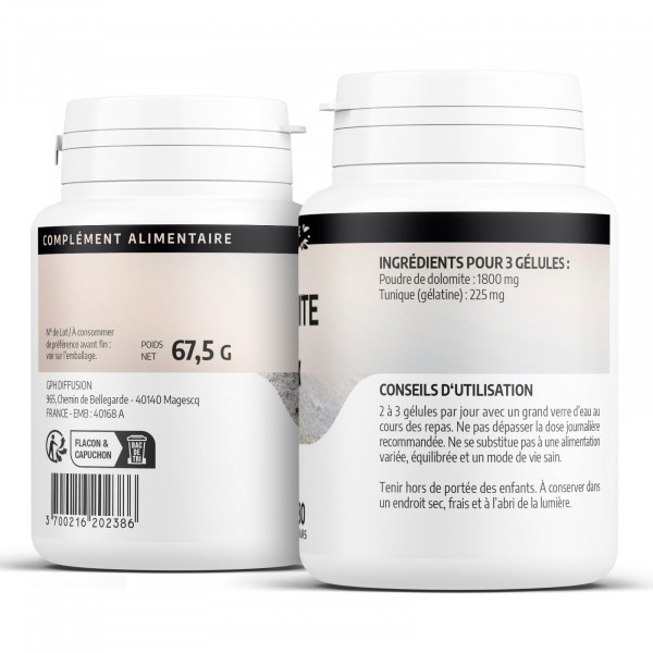 Dolomite 400 mg - Gélules