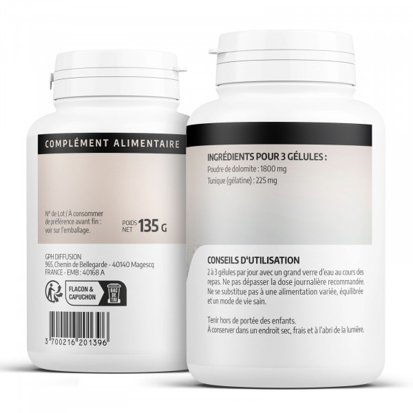 Dolomite 400 mg - Gélules