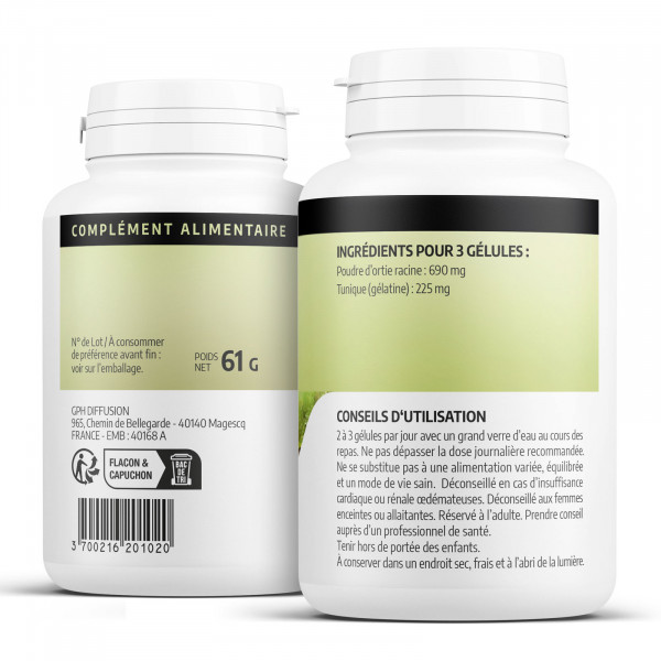 Ortie Racine - 250 mg - 200 gélules 