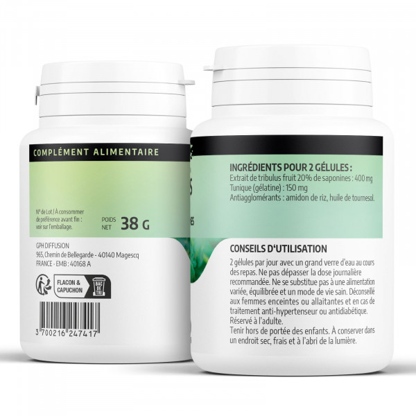 Tribulus terrestris 200 mg - Gélules