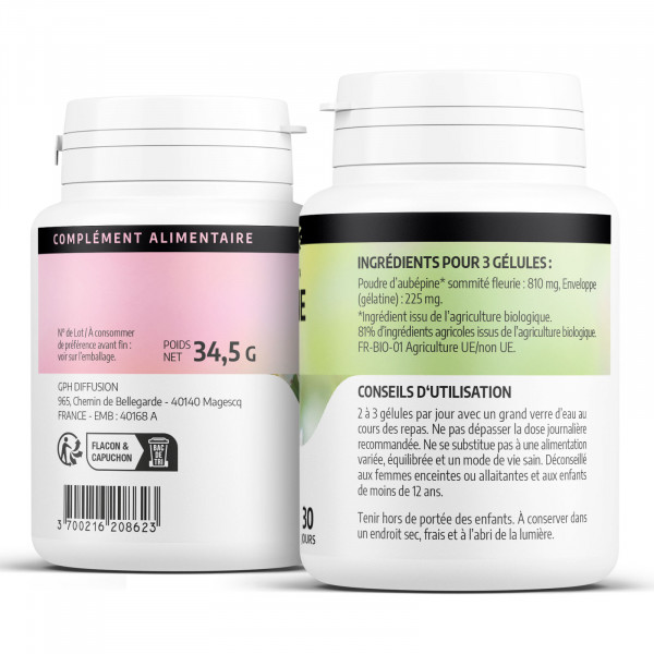 Aubépine Ecocert 270 mg - gélules