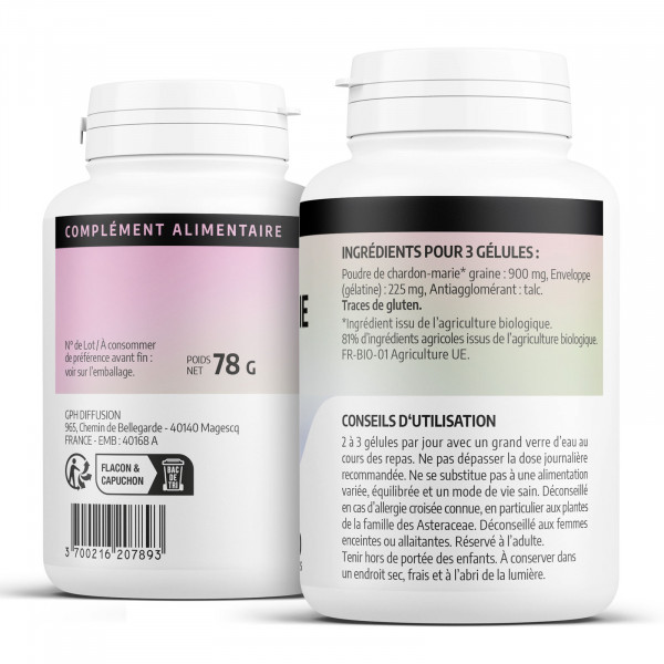 Chardon-Marie 300mg - 200 gélules
