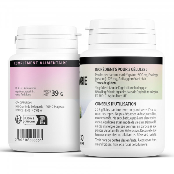 Chardon-Marie 300mg - 200 gélules