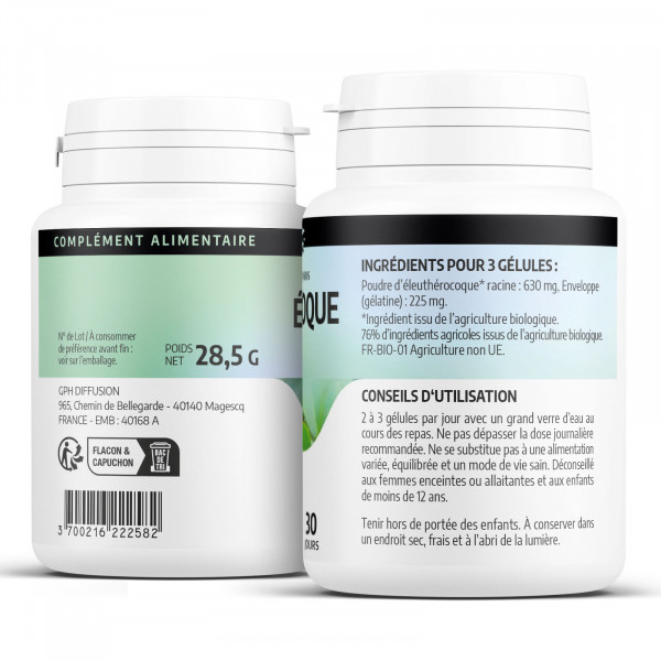 Eleuthérocoque Bio 210 mg - 200 gélules