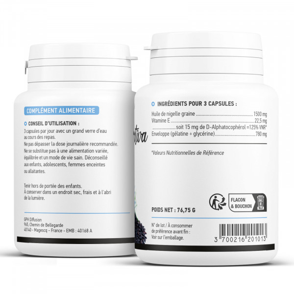 Nigella sativa - 500 mg - GPH