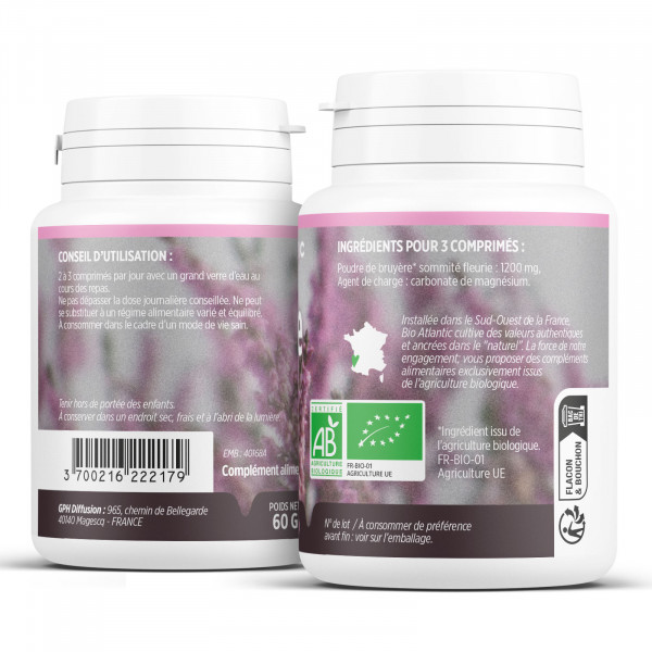 Bruyère Bio - 400 mg - 200 comprimés