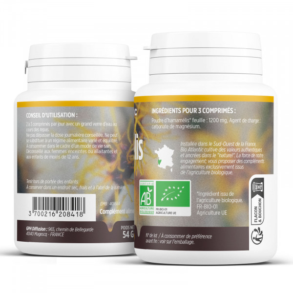 Comprimés Bio - Hamamelis 200