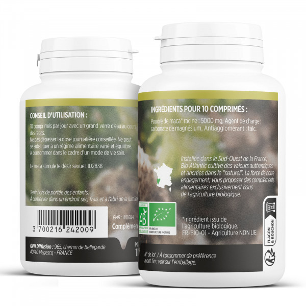 Maca Bio 500mg - Comprimés