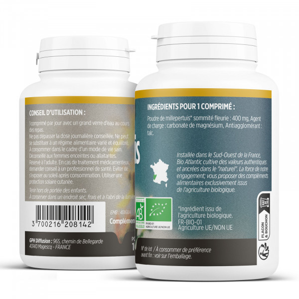Millepertuis Bio 400 mg - comprimés
