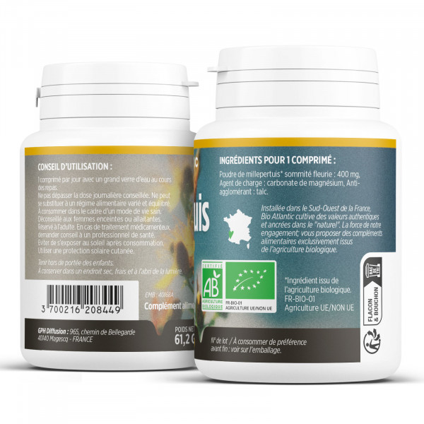 Millepertuis Bio 400 mg - comprimés