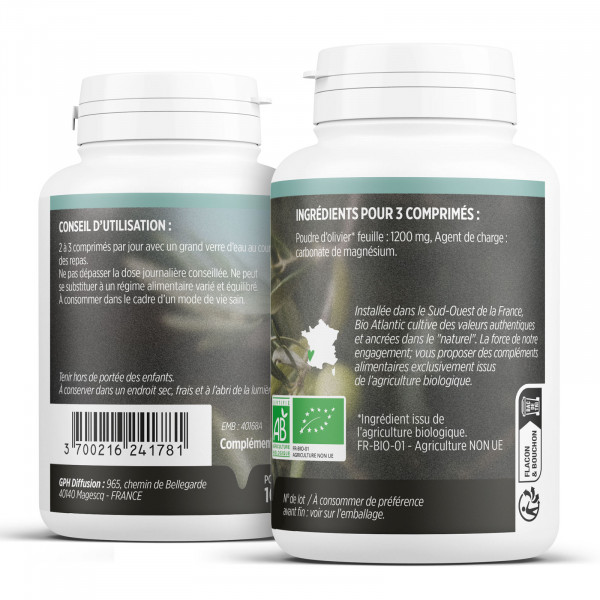 Olivier Bio - 400 mg - 200 comprimés