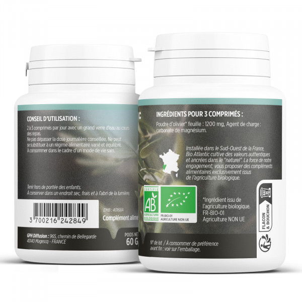 Olivier Bio - 400 mg - 200 comprimés