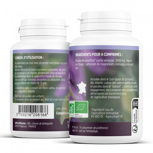 Passiflore Bio 400 mg - comprimés